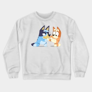 Bluey What a bad day to have eyes Crewneck Sweatshirt